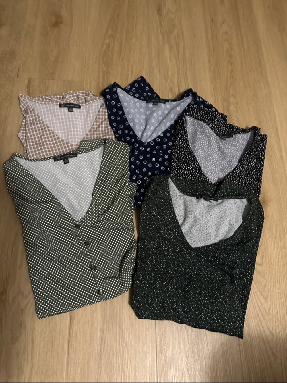 Adrianna Papell XL career blouses - lot of 5